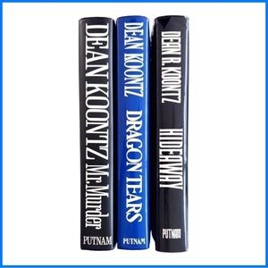 Dean Koontz 3-Book Collection: Mr. Murder, Dragon Tears, Hideaway. Hardcover​​​​
